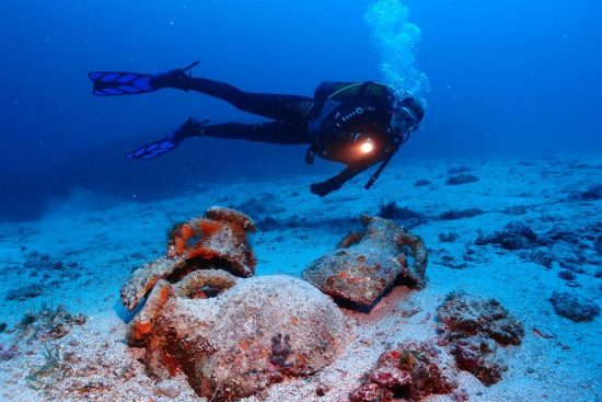 Scuba diving from Split