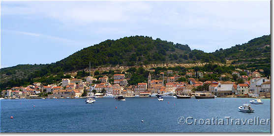 View of Vis town